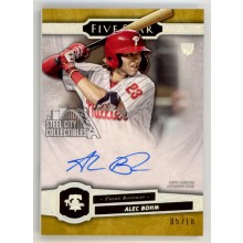 Alec Bohm 2021 Topps Five Star Autograph Rookie Card #FSA-ABA 05/10