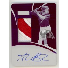 Alec Bohm 2020 Panini Immaculate Autograph Rookie Printing Plate Patch Card #PPA-AB 1/1