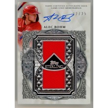 Alec Bohm 2021 Topps Sterling Autograph Dual Jersey Card #SBDB-AB 22/25