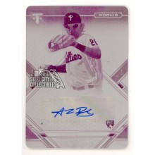 Alec Bohm 2021 Topps Triple Threads Autograph Rookie Printing Plate Card #RAC-AB 1/1