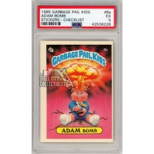 Adam Bomb 1985 Garbage Pail Kids Sticker Card #8A PSA 5 (226)