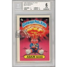 Adam Bomb 1985 Garbage Pail Kids Sticker Card #8A BGS 6