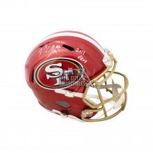 Nick Bosa 2019 DROY Autographed 49ers Flash Replica Full-Size Football Helmet - BAS