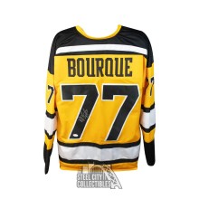Ray Bourque Autographed Boston Custom Gold Hockey Jersey - JSA
