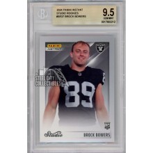 Brock Bowers 2024 Panini Instant Studio Rookie Card #SR-37 BGS 9.5 Gem Mint