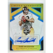 Terry Bradshaw 2019 Panini Limited Membership Autograph Card #LM-TB 1/1