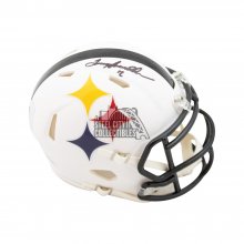Terry Bradshaw Autographed Pittsburgh Steelers AMP Mini Football Helmet - BAS COA