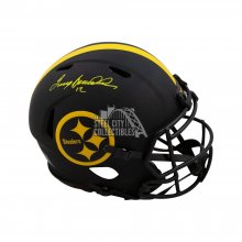 Terry Bradshaw Autographed Pittsburgh Steelers Eclipse Authentic Full-Size Football Helmet - BAS COA