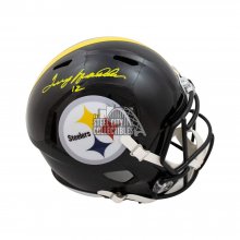 Terry Bradshaw Autographed Pittsburgh Steelers Speed Replica Full-Size Football Helmet - BAS COA