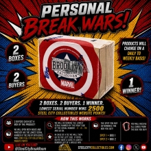 *PERSONAL BREAK WARS* 2026 Topps Marvel Brooklyn Collection Captain America 85th Anniversary Hobby Box #3 -- Mikey