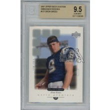 Drew Brees 2001 Upper Deck Ovation Embossed Rookie Card 130/250 #137 BGS 9.5