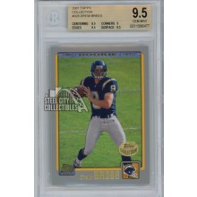 Drew Brees 2001 Topps Collection Rookie Card #328 BGS 9.5 Gem Mint