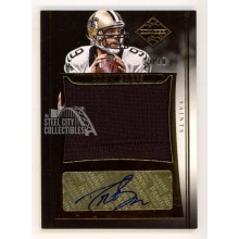 Drew Brees 2014 Panini Limited Autograph Jumbo Jersey Card #J-DB 05/10