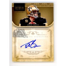 Drew Brees 2012 Panini National Treasures Autograph Card #94 07/10