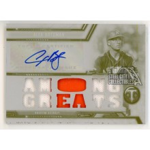 Alex Bregman 2020 Topps Triple Threads White Whale Autograph Patch Card 1/1