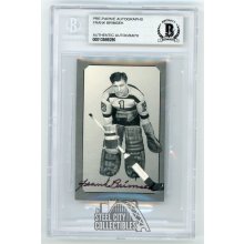 Frank Brimsek Autographed Pre-Parkie Card /1000 - BAS