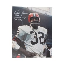 Jim Brown Autographed Cleveland Browns 16x20 Photo - PSA/DNA COA (A)