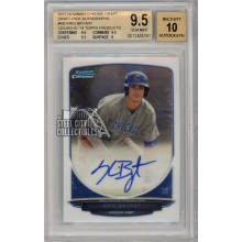 Kris Bryant 2013 Bowman Chrome Draft Autograph Card #BCA-KB BGS 9.5 (161)
