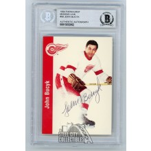 John Bucyk 1994 Parkhurst Missing Link Autographed Card #56 - BAS