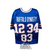 Buffalo Dynasty Kelly Reed Thomas Autographed Custom Football Jersey - BAS LOA