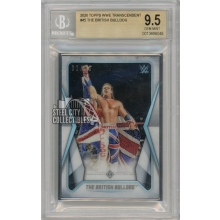 The British Bulldog 2020 Topps Transcendent WWE Collection Card /50 BGS 9.5