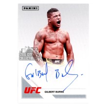 Gilbert Burns 2022 Panini UFC Vertical Autograph Card