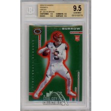 Joe Burrow 2020 Panini Dynagon Green Rookie Card #D-1 42/49 BGS 9.5 Gem Mint