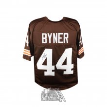 Earnest Byner Autographed Cleveland Custom Football Jersey - JSA COA