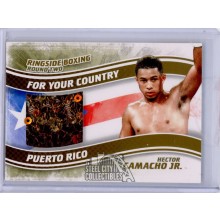 Hector Camacho 2011 Ringside Round 2 Country Gold Patch Card #FYC-12 /10