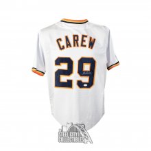 Rod Carew Autographed Minnesota Custom White Baseball Jersey - JSA COA