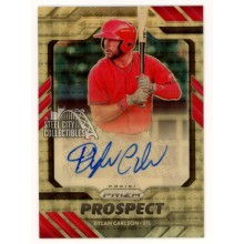 Dylan Carlson 2020 Panini Prizm Prospect Superfractor Autograph Rookie Card 1/1