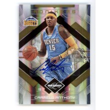 Carmelo Anthony 2009-10 Panini Limited Monikers Autograph Card #81 5/5