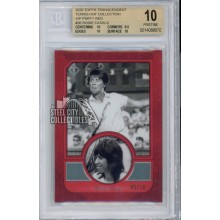 Rosie Casals 2020 Topps Transcendent VIP Red Card #36 5/10 BGS 10 Pristine