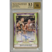 John Cena 2020 Topps Transcendent WWE Tribute Autograph Raw Card 1/1 #JC27 BGS 9.5