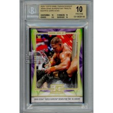 John Cena 2020 Topps WWE Transcendent Tribute Card #JCRP23 BGS 10 Pristine