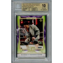 John Cena 2020 Topps WWE Transcendent Tribute Card #JCRP50 BGS 10 Pristine