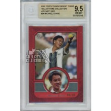 Michael Chang 2020 Topps Transcendent VIP Red Card #34 6/10 BGS 9.5 Gem Mint