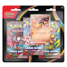 Pokemon Mega Evolution ME4 Chaos Rising 3-Pack Blister