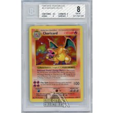 1999 Charizard Pokemon Base Set Shadowless Holo Card 4/102 BGS 8 | Steel  City Collectibles