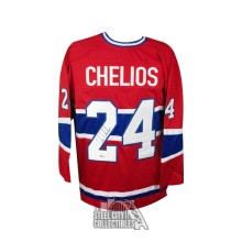 Chris Chelios Autographed Montreal Custom Hockey Jersey - BAS COA
