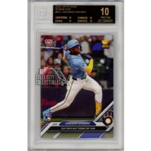 Jackson Chourio 2024 Topps Now Rookie Cup Card #RC7 BGS 10 Black Label