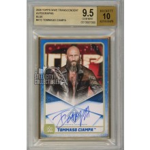 Tommaso Ciampa 2020 Topps Transcendent WWE Blue Autograph Card 5/5 BGS 9.5
