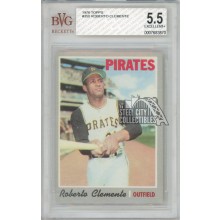 Roberto Clemente 1970 Topps Baseball Card #350 BVG 5.5 Excellent+ (870)