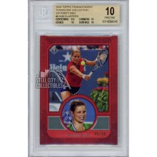 Kim Clijsters 2020 Topps Transcendent VIP Red Card #8 5/10 BGS 10 Pristine