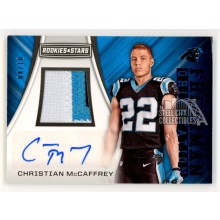 Christian McCaffrey 2017 Panini Rookies & Stars Autograph Patch Card 04/10 *PLEASE READ*