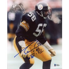 Robin Cole SB XIII & XIV Autographed Pittsburgh Steelers 8x10 Photo (Color) BAS