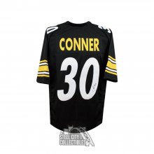 James Conner Autographed Pittsburgh Custom Black Football Jersey - JSA COA