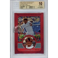 Jimmy Connors 2020 Topps Transcendent VIP Red Card #10 5/10 BGS 10 Pristine