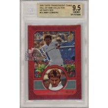 Jimmy Connors 2020 Topps Transcendent VIP Red Card #10 6/10 BGS 9.5 Gem Mint
