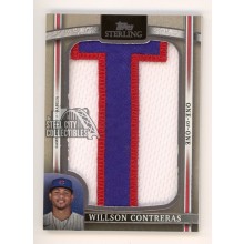 Willson Contreras 2022 Topps Sterling Letterrman Patch Card #JLP-WC 1/1